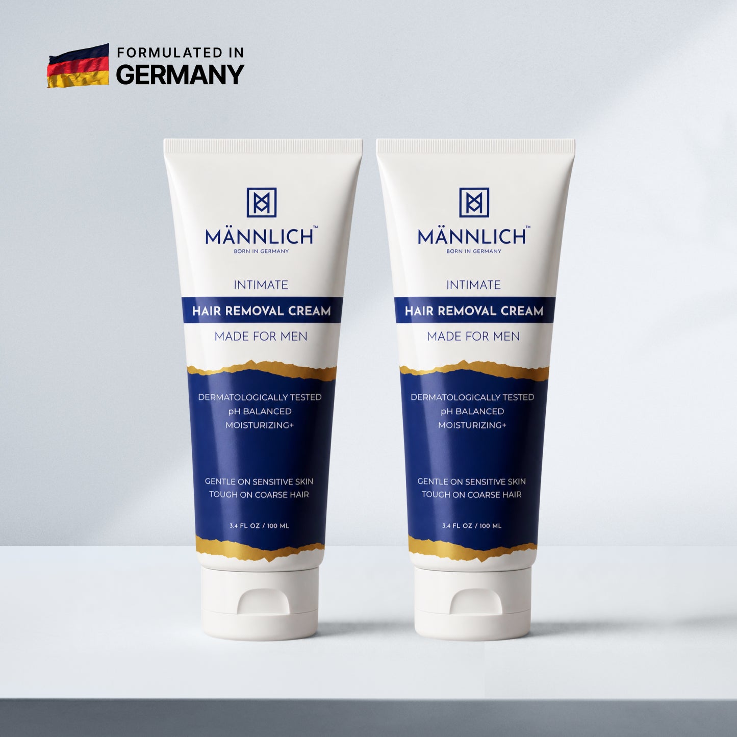 Intimate/Private Hair Removal Cream for Men, 200 ml (Pack of 2)