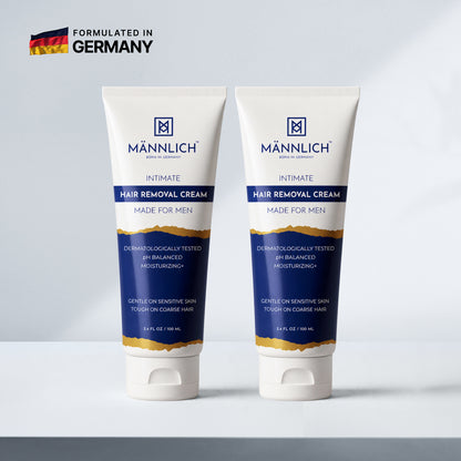 Intimate/Private Hair Removal Cream for Men, 200 ml (Pack of 2)