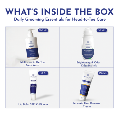Premium Men’s Personal Care Gift Pack Curated for Everyday Grooming and Hygiene